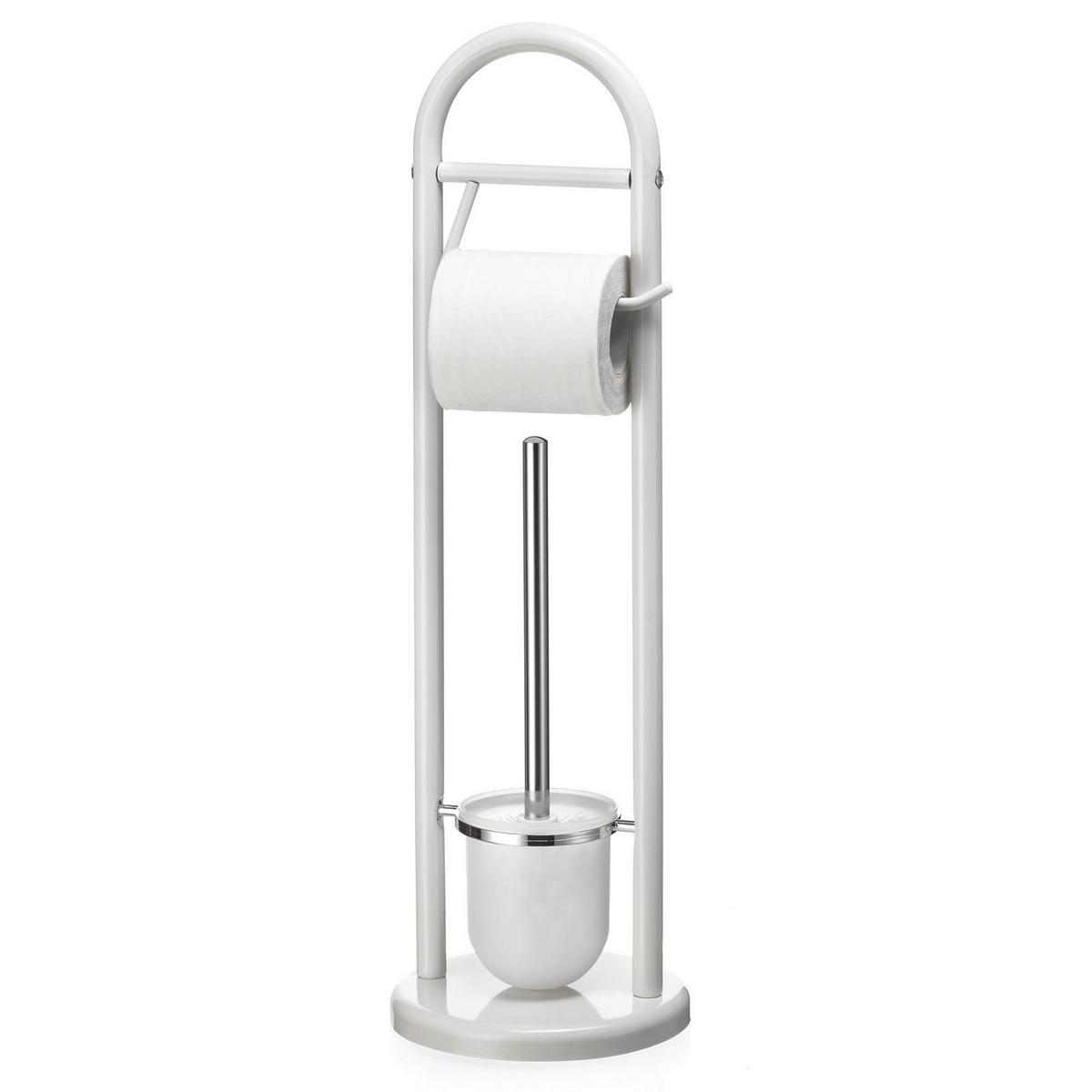 TOILETTENPAPIERHALTER EGON - Weiß, Metall (19/63/19cm) - CARO-Möbel