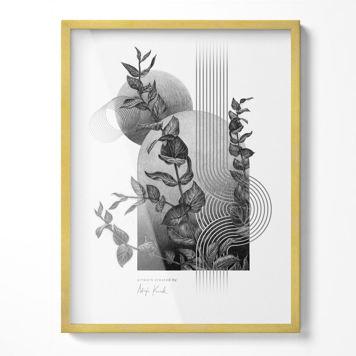 BILDERRAHMEN - Silberfarben, Kunststoff (60/80/1.5cm) - Wallfluent