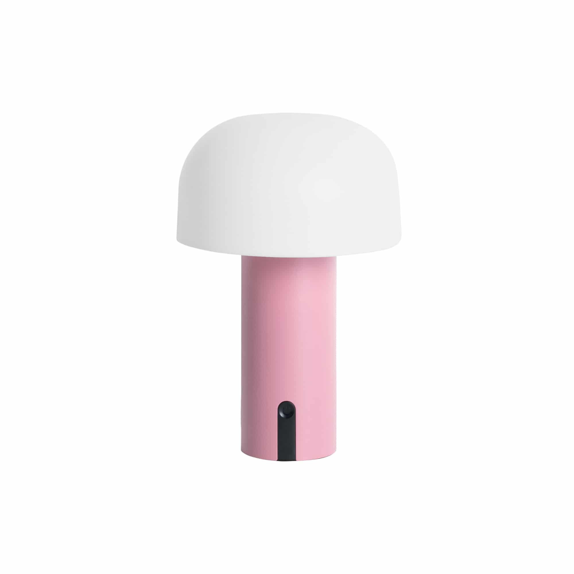 TISCHLAMPE Luca LED Rosa 15/15/22.5 cm - Pink, Kunststoff (15/15/22.5cm) - Leitmotiv