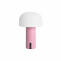 TISCHLAMPE Luca LED Rosa 15/15/22.5 cm - Pink, Kunststoff (15/15/22.5cm) - Leitmotiv