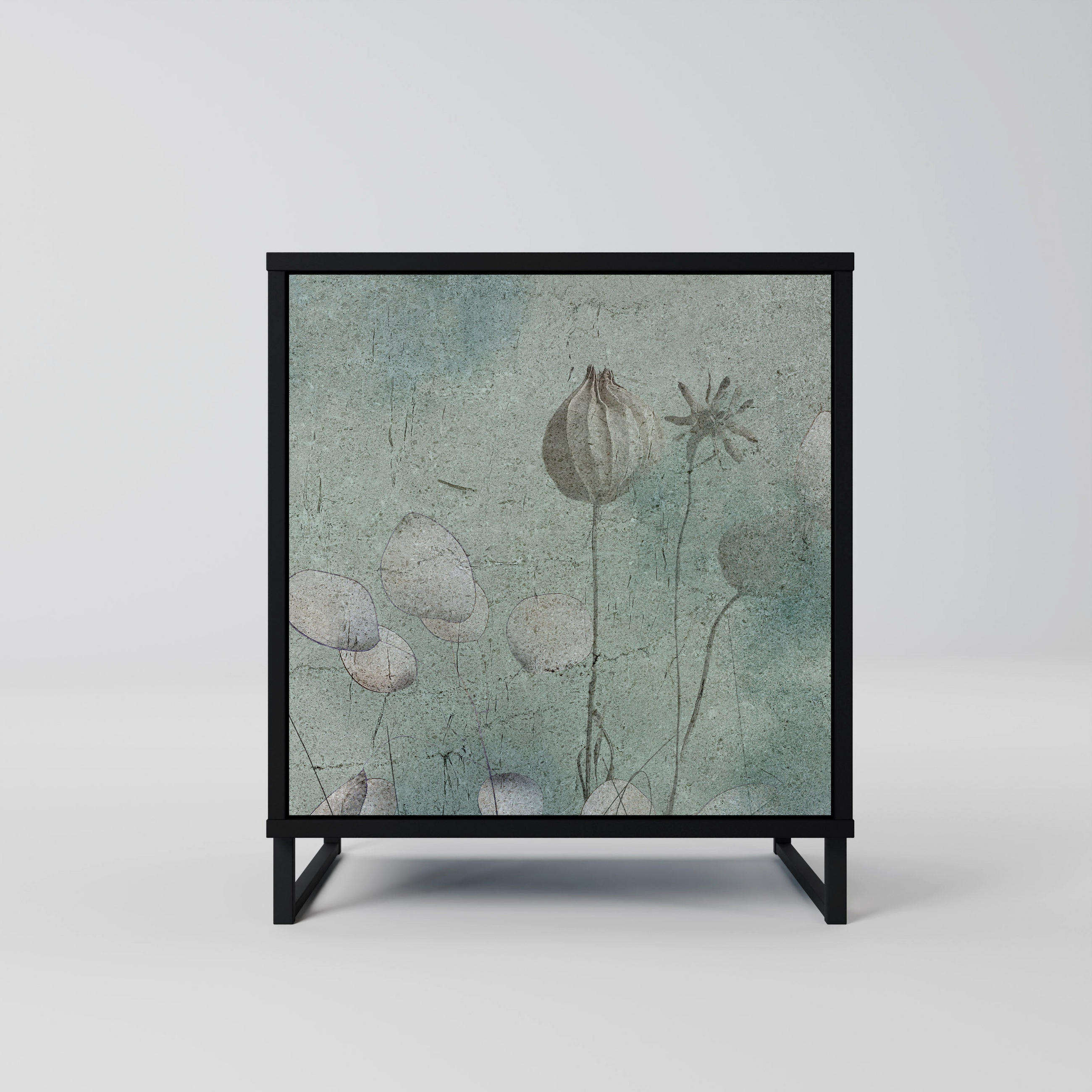 SpaceRebels Sideboard Schwarz 57.5x67.5x42 cm