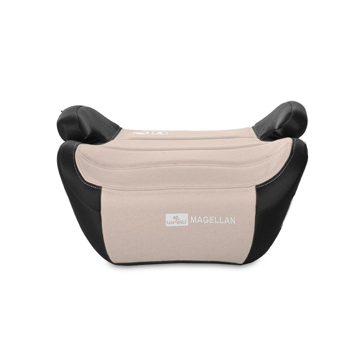 KINDERSITZERHÖHUNG Magellan (125-150cm) beige waschbarer Bezug, Booster, i-Size, bis 36 kg, Armlehnen, Polyester - Beige, Kunststoff (42/21/34cm) - Lorelli