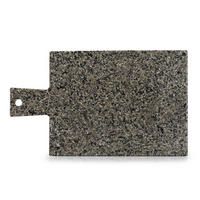 SERVIERBRETT Granit 30/18 cm - Grau, Stein (18/1/30cm) - ZELLER