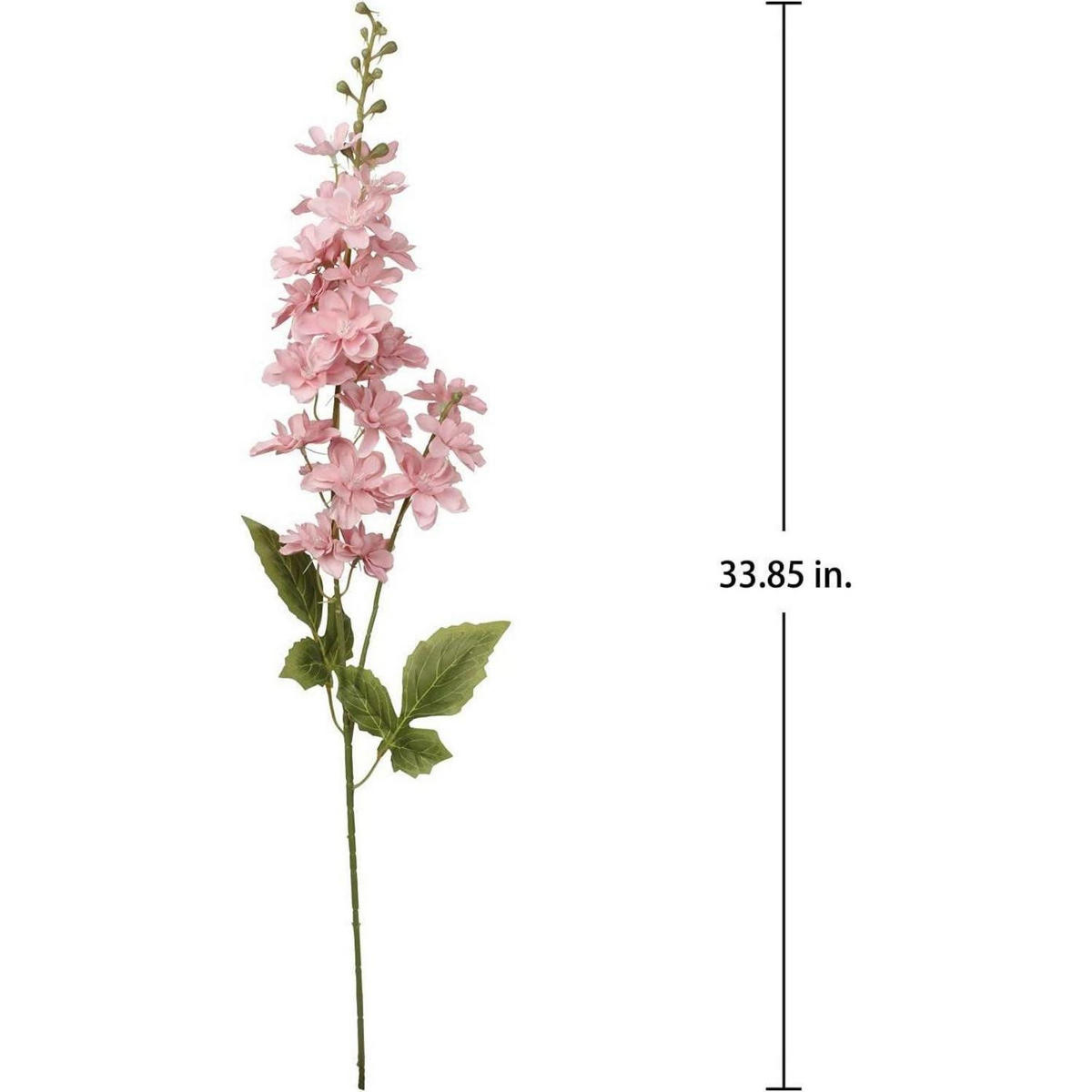 KUNSTBLUMEN Rittersporn 3-teiliges Set Rosa 86 cm - Rosa, Textil (85cm)