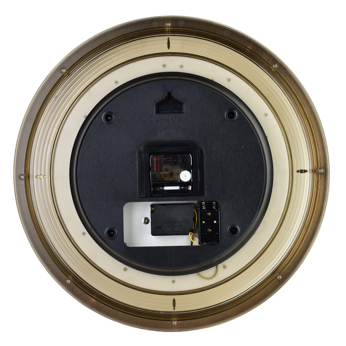 WANDUHR Ramsey Gold 42/8/42 cm Kunstoff - Goldfarben, Kunststoff (42/42/8cm) - Mondex