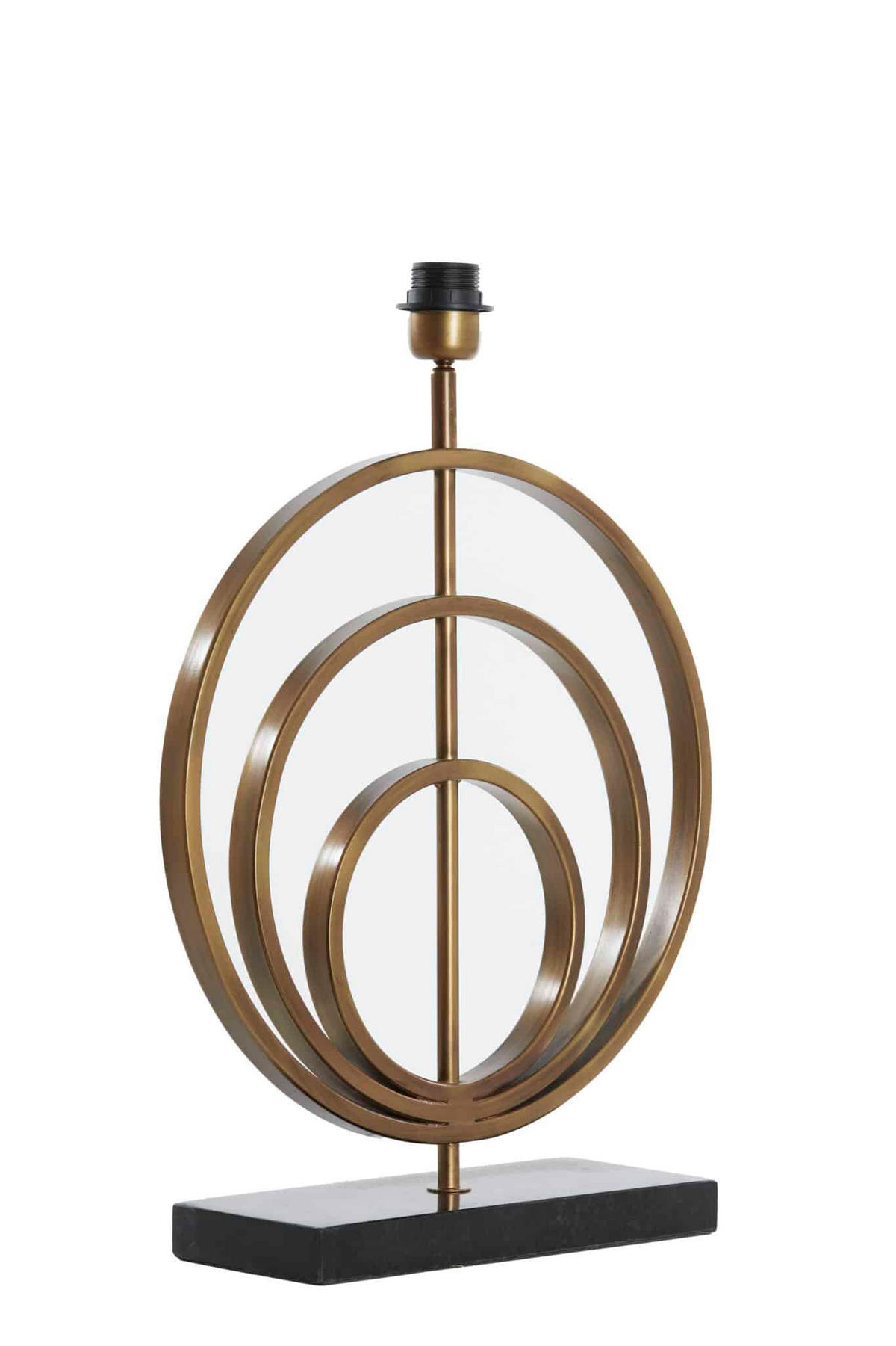 LAMPENFUSS Cassel Bronze 40/13/50 cm - Bronzefarben, Metall (40/13/50cm) - Light & Living