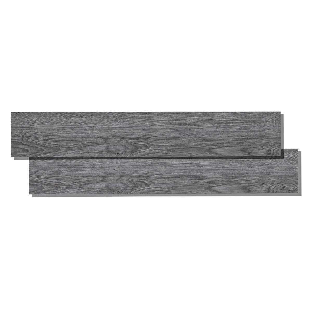 VINYLBODEN 5m²/36-TLG. selbstklebend PVC - Dunkelgrau, Kunststoff (0.2/91.5/15.2cm) - Livingandhome