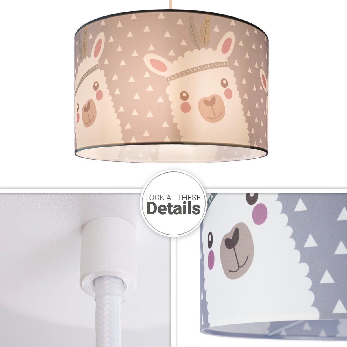 PENDELLEUCHTE Hugo Pd1 Ela 214 - Weiß, Metall (45.5/45.5/27cm) - Paco Home