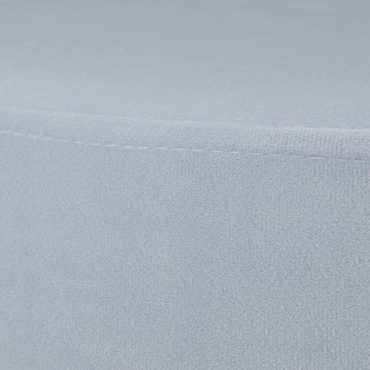 SAMT-HOCKER - Grau, Holzwerkstoff/Textil (37/40/37cm) - Relaxdays