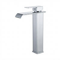 BADARMATUR, mit Zulaufrohr, 302 x 105 mm, silber - Silberfarben, Metall (11/31/5cm) - Vallsero