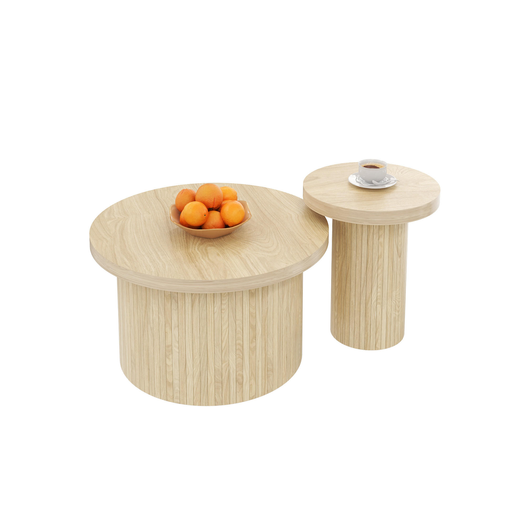 Meubliv Couchtisch Braun 66x40x66 cm