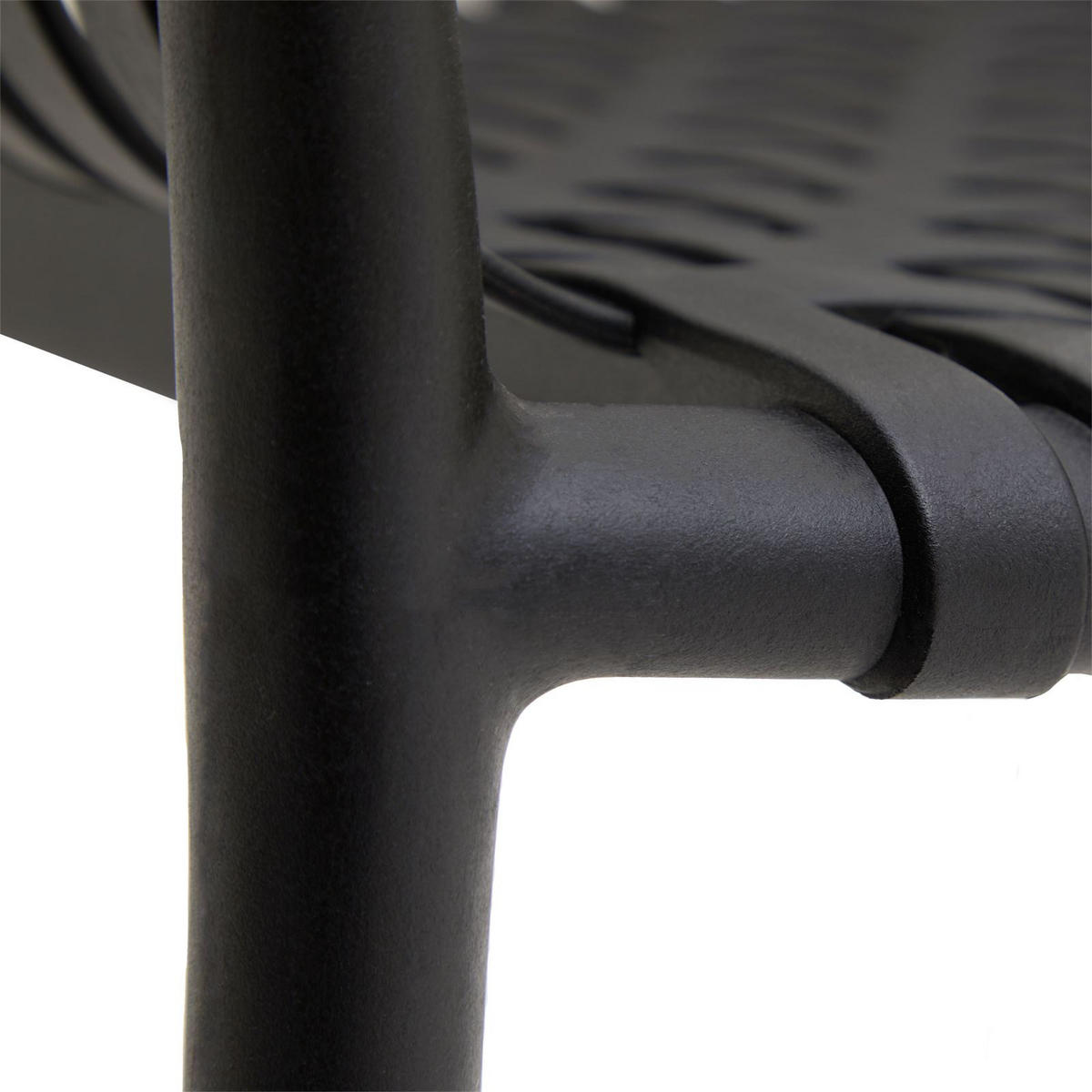 GARTENSTÜHLE OLEA 4er-Set schwarz - Schwarz, Textil (59/84/57cm) - IDIMEX