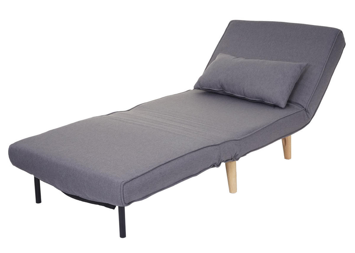 SCHLAFSESSEL Hellgrau - Hellgrau, Textil (75/77/70cm) - MCW