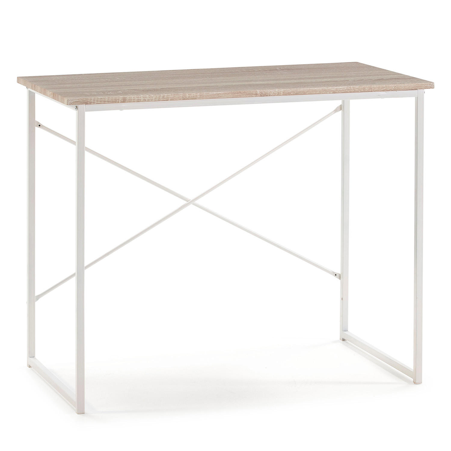 SCHREIBTISCH 90/50/74 Caceres Weiß - Weiß, Holzwerkstoff (50/90/74cm) - VS Venta-stock