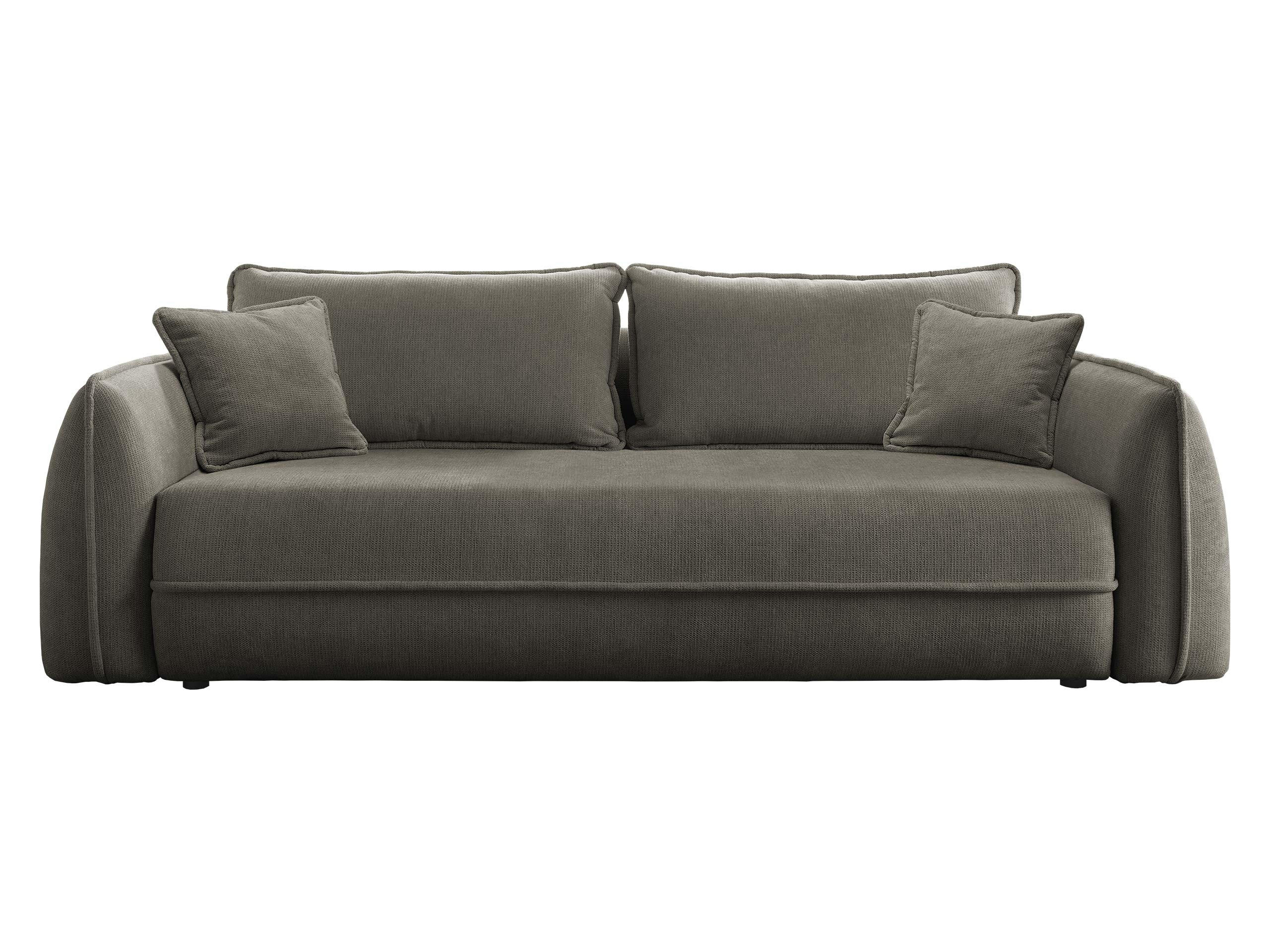 SCHLAFSOFA Moho - Schwarz/Braun, Holz/Kunststoff (250/94/109cm) - MIRJAN24
