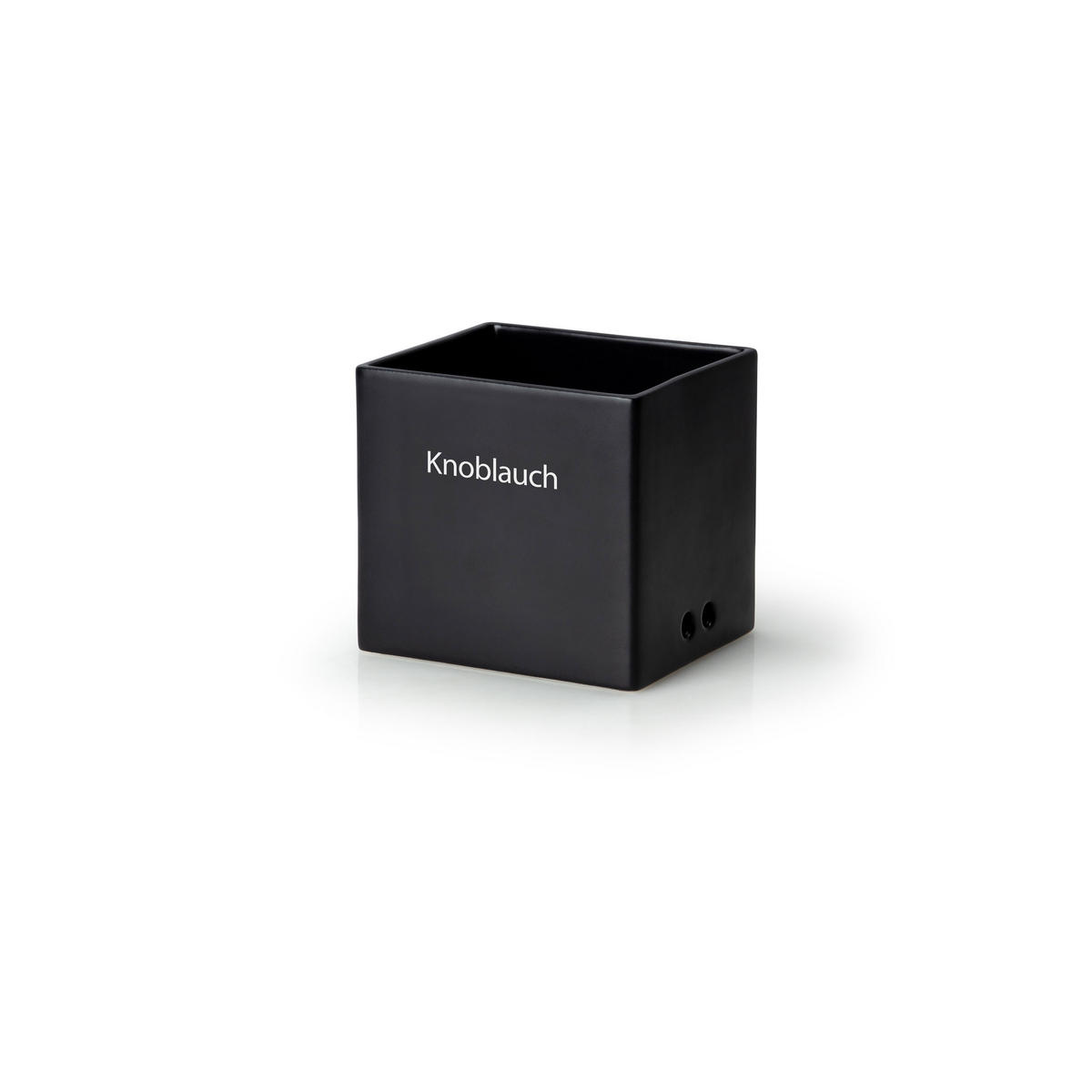 VORRATSDOSE mit Holzdeckel, Schwarz, 14 x 12 x 15.5 cm - Schwarz, Keramik (12/15.5/14cm) - Continenta