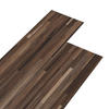 VINYLBODEN PVC-Dielen selbstklebend Gestreiftes Braun 5,02m² - Alteiche, Kunststoff (91.5/15.2/1.3cm) - DELUKE