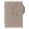 WOLLTEPPICH Lana Beige 200x300 cm - Beige, Textil (200/300cm) - benuta Pure
