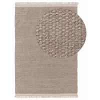 WOLLTEPPICH Lana Beige 160x230 cm - Beige, Textil (160/230cm) - benuta Pure