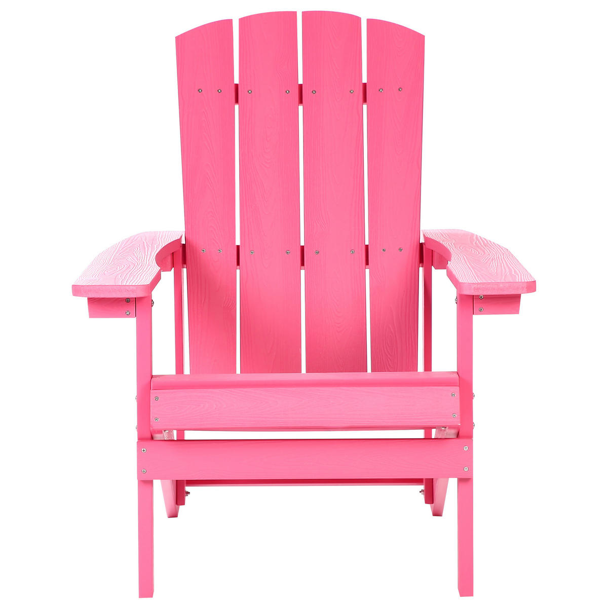 GARTENSTUHL Holzwerkstoff Rosa Adirondack - Pink, Kunststoff (75/88/88cm) - Beliani
