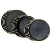 TELLER-SET Eda grau 12er Set - Grau, Keramik (1/1/1cm) - Ritzenhoff Breker