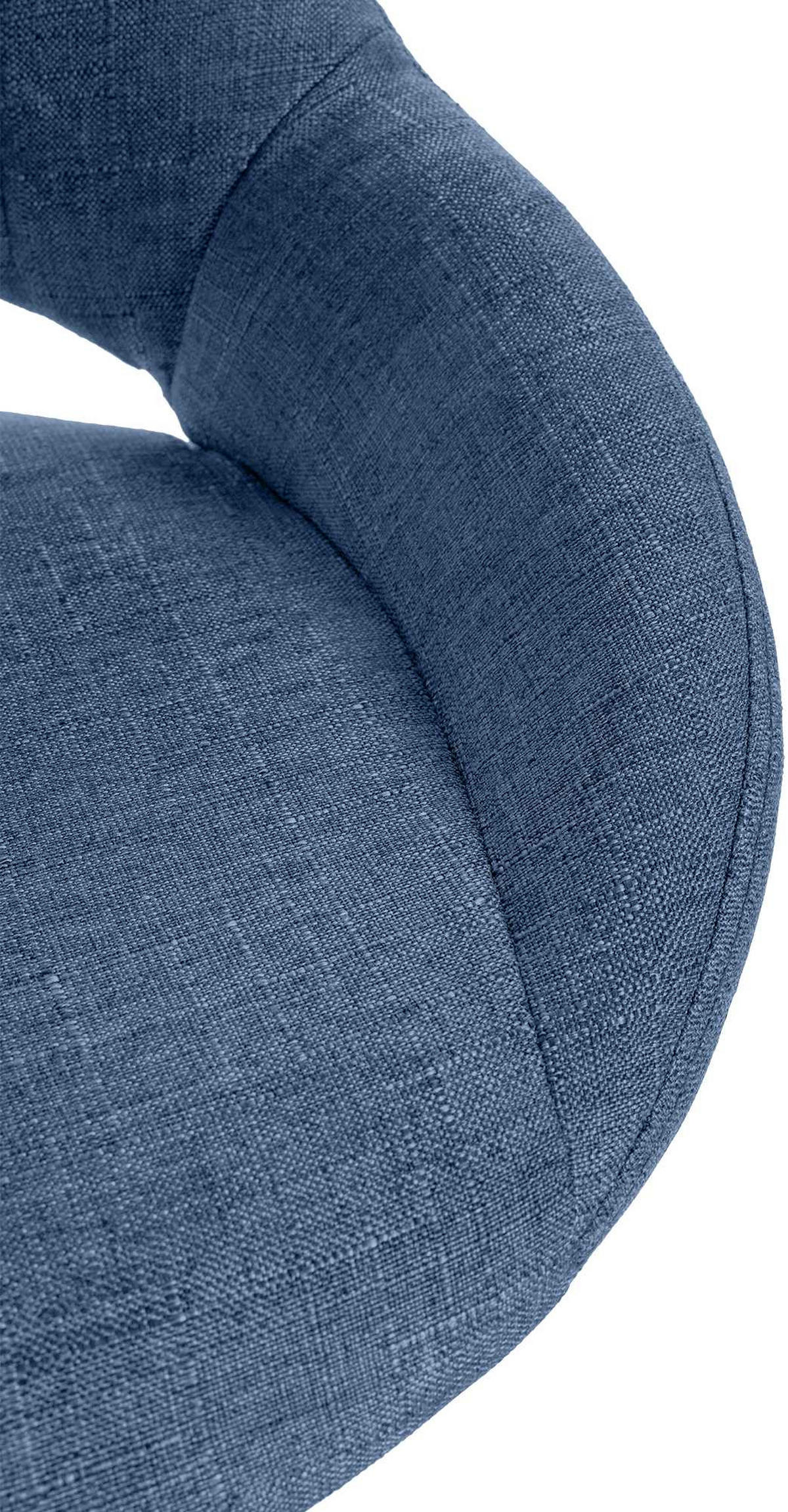 BARHOCKER 2er Set Stoff blau - Blau, Textil (47/85/48cm) - CLP