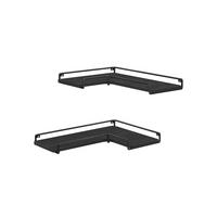 ECKREGAL CALGARY - Schwarz, Holzwerkstoff (40/4/29cm) - Hansiro