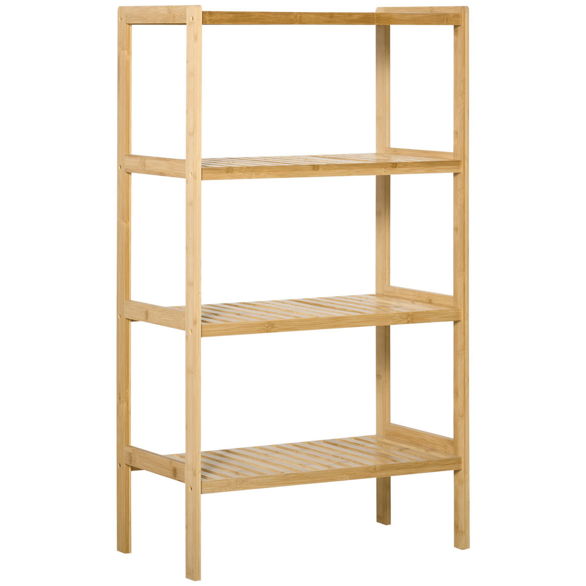 BAMBUSREGAL DE-09374 4 Regalböden Natur - Naturfarben, Naturmaterialien (62/112/33cm) - ComfortXL