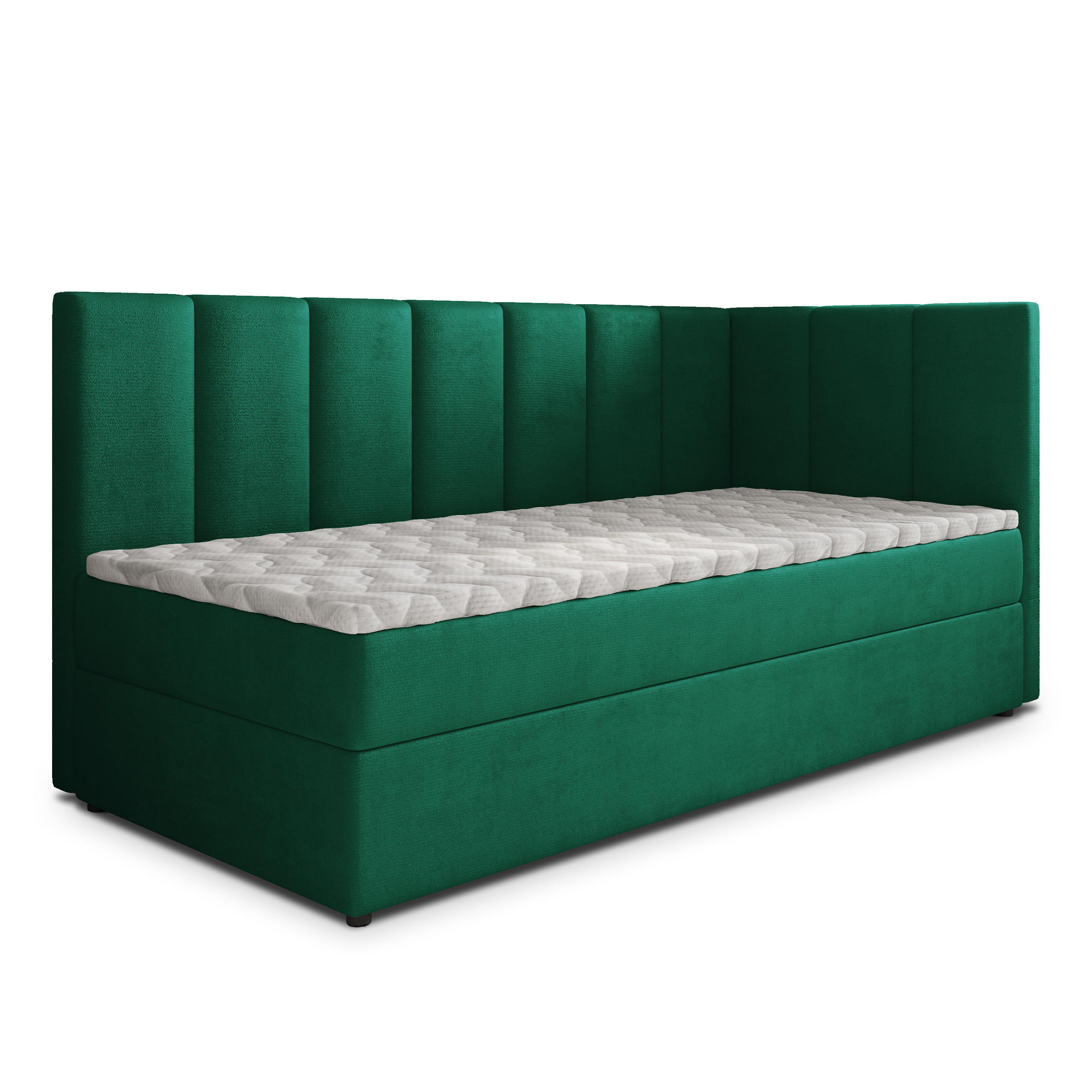 Masseno Boxbett Grün 100x200 cm