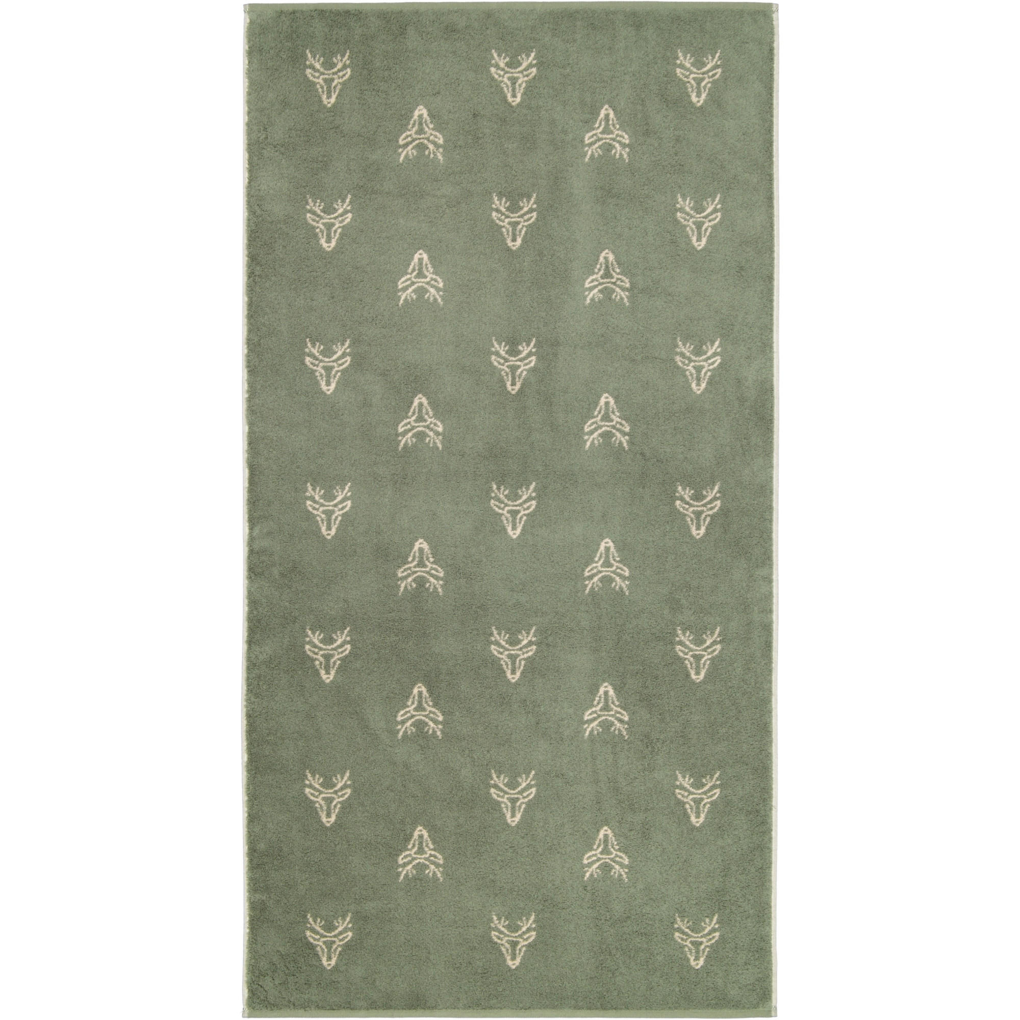 DUSCHTUCH ALPENCHIC EDITION ALLOVER 6229 ZIRBE - 43 - Grün, Textil (70/140cm) - Cawoe