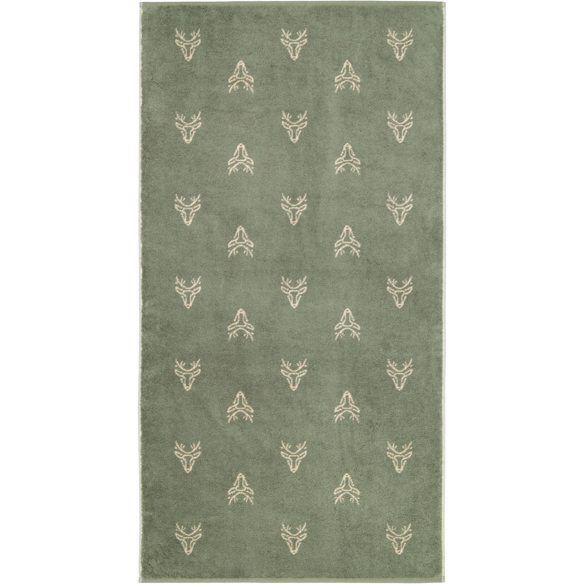 DUSCHTUCH ALPENCHIC EDITION ALLOVER 6229 ZIRBE - 43 - Grün, Textil (70/140cm) - Cawoe