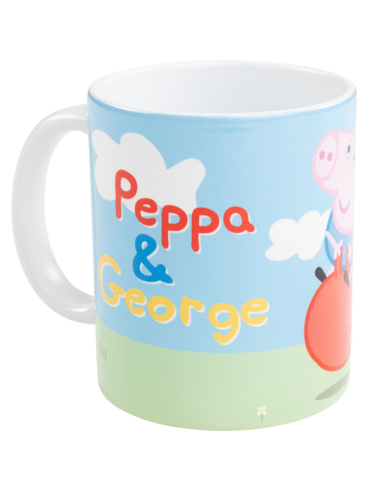 BECHER Peppa Wutz Peppa & Georg Mehrfarbig 320 ml - Multicolor, Keramik (0.32L) - United Labels