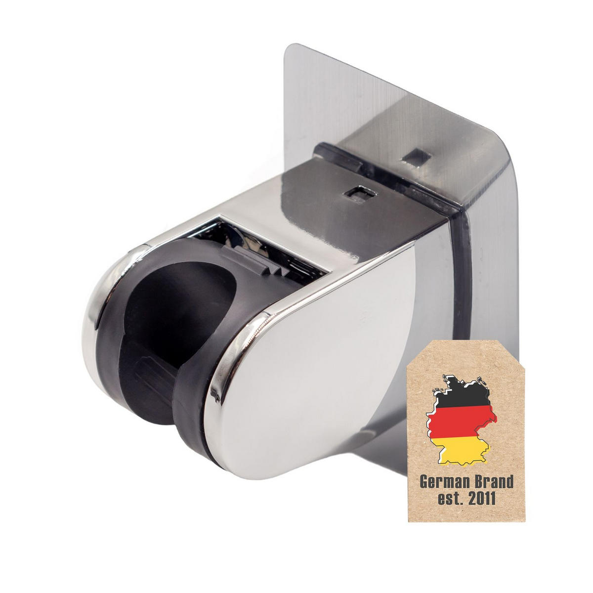 HANDBRAUSE Halterung 7 x 9.5 x 6 cm - Silberfarben, Kunststoff (6/9.5/7cm) - Intirilife