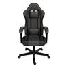 GAMINGSTUHL HyperSeat grau/schwarz - Grau, Kunststoff (63/131/121cm) - Juskys