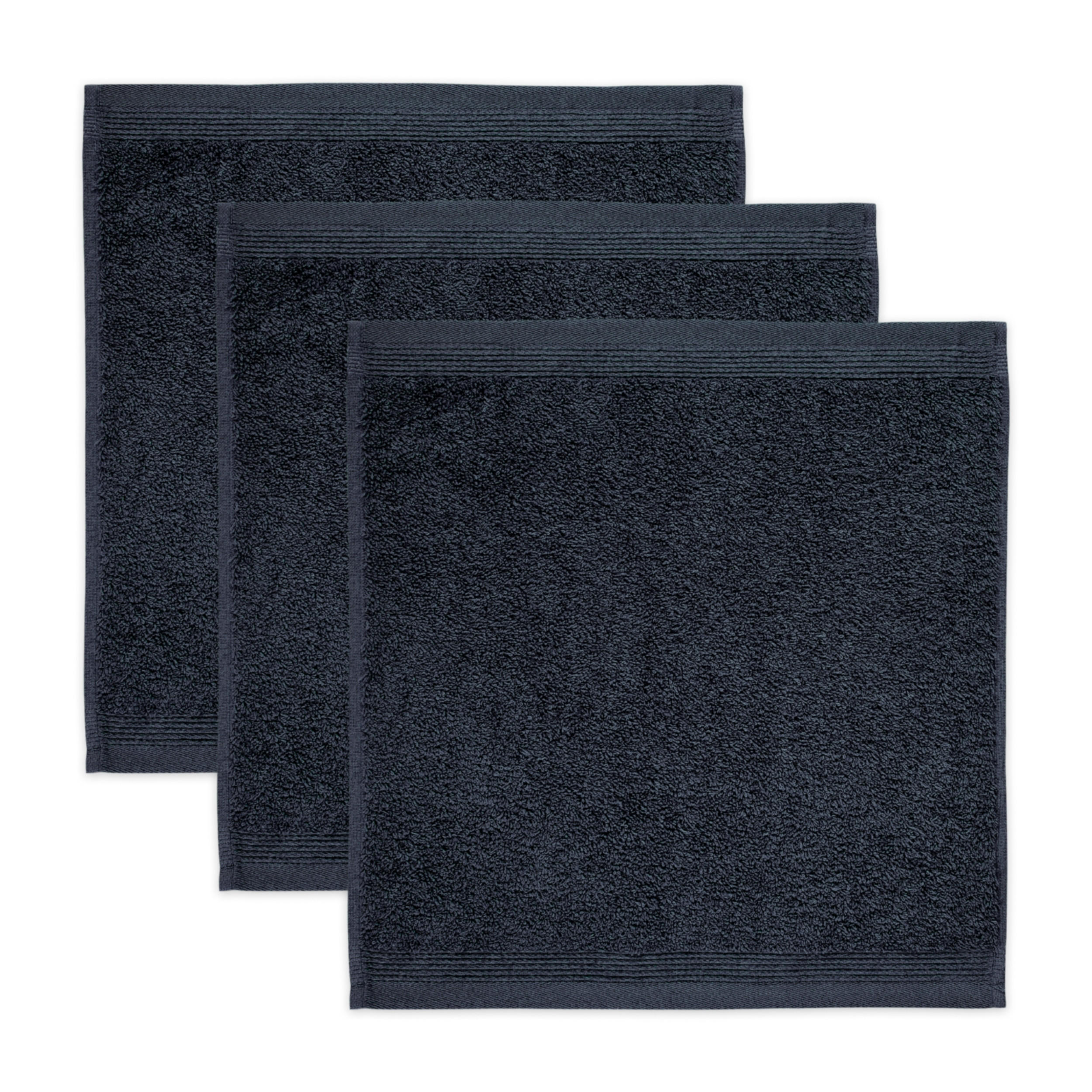 SEIFTUCH SUPERWUSCHEL 3ER PACK - Dunkelgrau, Textil (30/30cm) - MÖVE