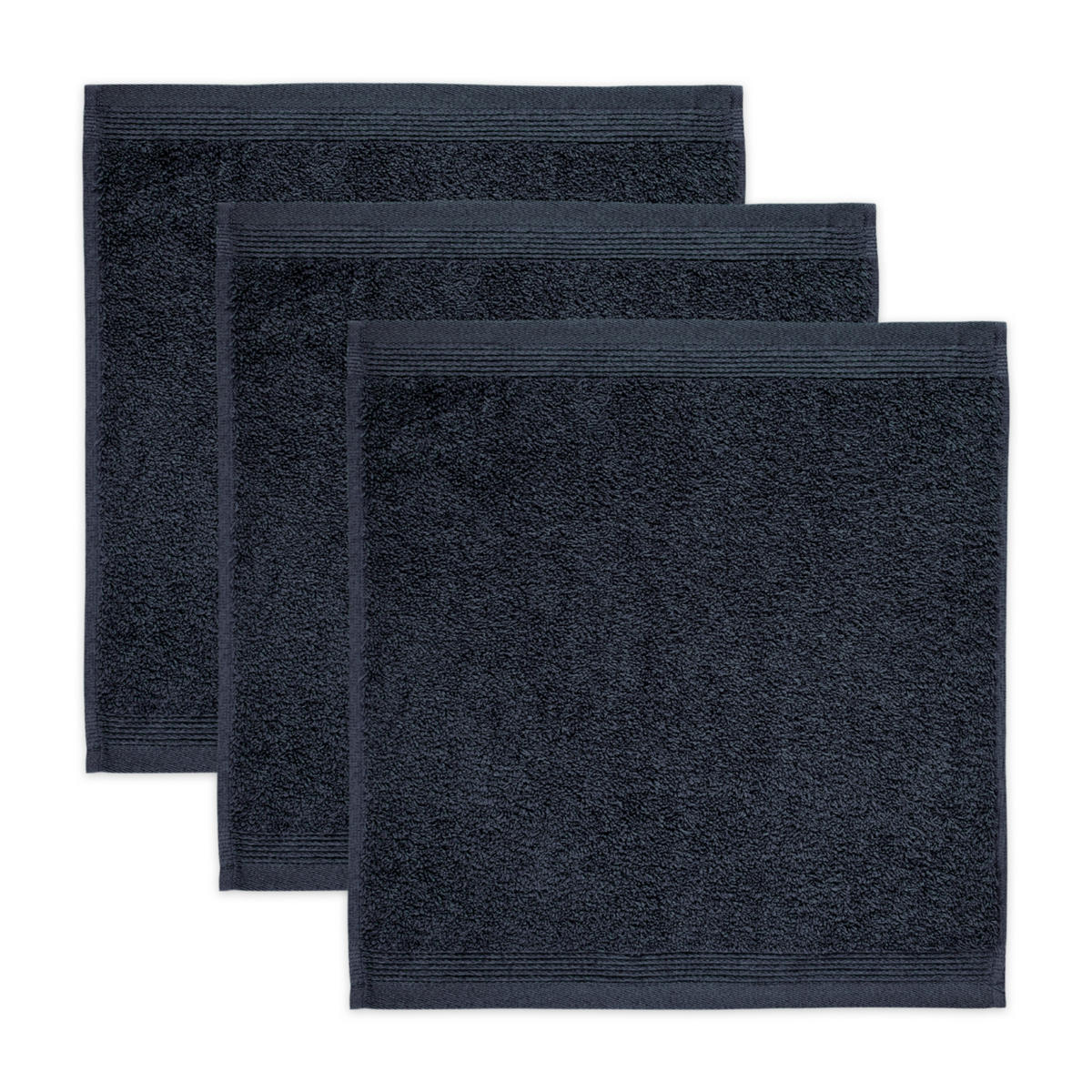 SEIFTUCH SUPERWUSCHEL 3ER PACK - Dunkelgrau, Textil (30/30cm) - MÖVE