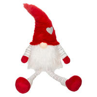 WICHTELMÄNNCHEN Scandi 20/13/64 cm - Rot, Stein (13/64/20cm) - Atmosphera Createur d´interieur