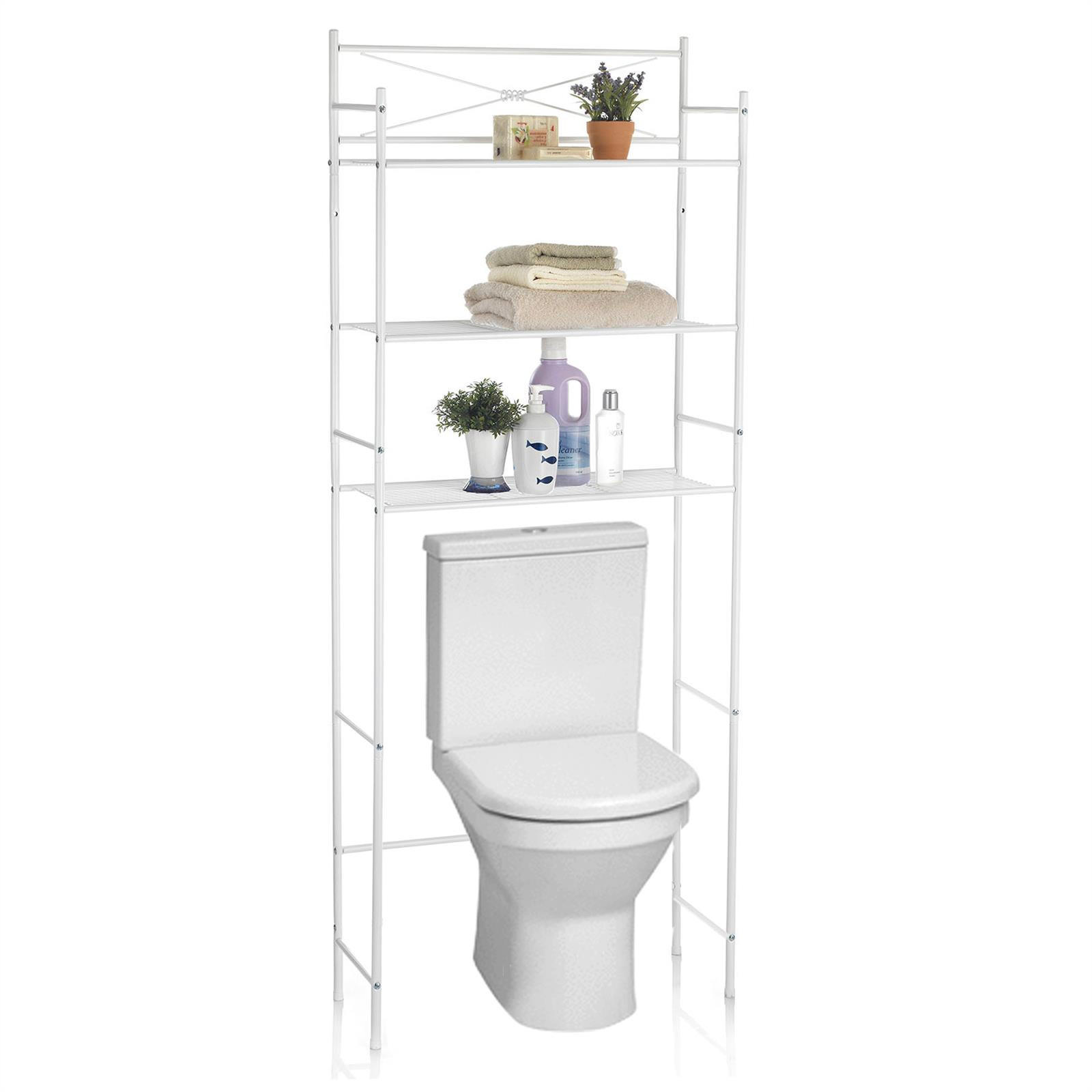 WASCHMASCHINENREGAL MARSA - Weiß, Metall (65/164/22cm) - CARO-Möbel