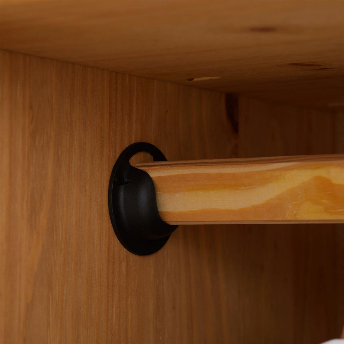 KLEIDERSCHRANK CANCUN - Kieferfarben, Holz (118/175/50cm) - CARO-Möbel