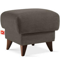 FUẞSTÜTZE GUSTAVO II, Graubeige - Greige/Beige, Holz/Holzwerkstoff (53/49/53cm) - KONSIMO®