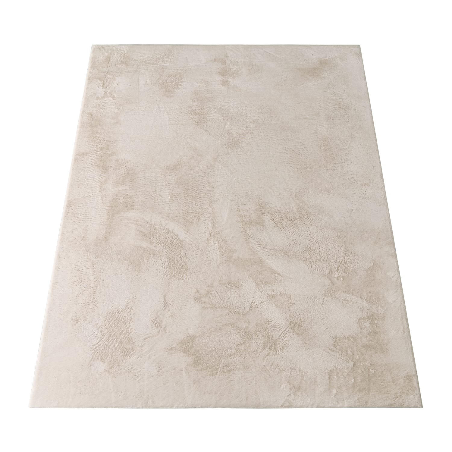 TEPPICH Kurzflor waschbar Einfarbig Wohnzimmer schmutzabweisend Creme Rechteckig 300x400 - Creme, Textil (300/400cm) - KADIMA DESIGN