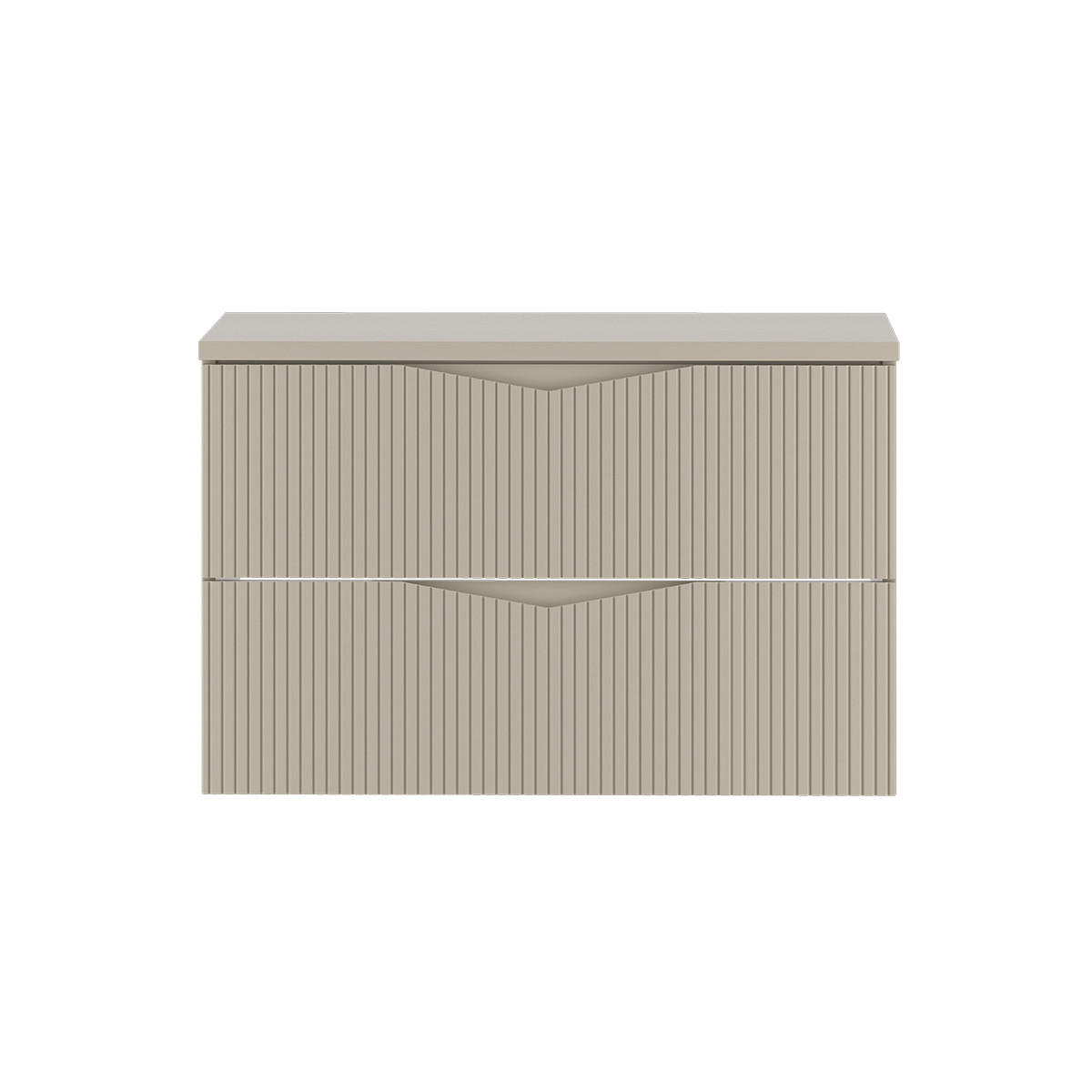 WASCHTISCHUNTERSCHRANK 80.6cm Tao Kaschmir - Beige, Holzwerkstoff (80.6/52.2/46.5cm) - Petits-meubles