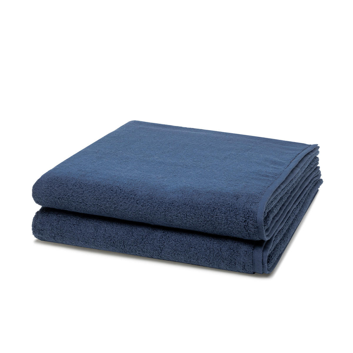 DUSCHTUCH Sensual Skin 2er-Set - Dunkelblau, Textil (75/140cm) - Ross