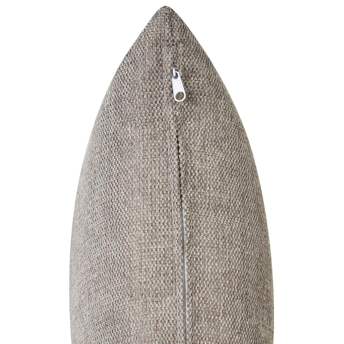 3-SITZER-ECKSOFA Stoff taupe linksseitig Svansele - Taupe, Textil (278/174cm) - Beliani