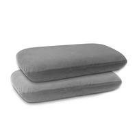 KISSENBEZUG für COMFORT Nackenkissen, DOPPELPACK Grau 70x40 cm - Grau, Textil (30/70cm) - casimum