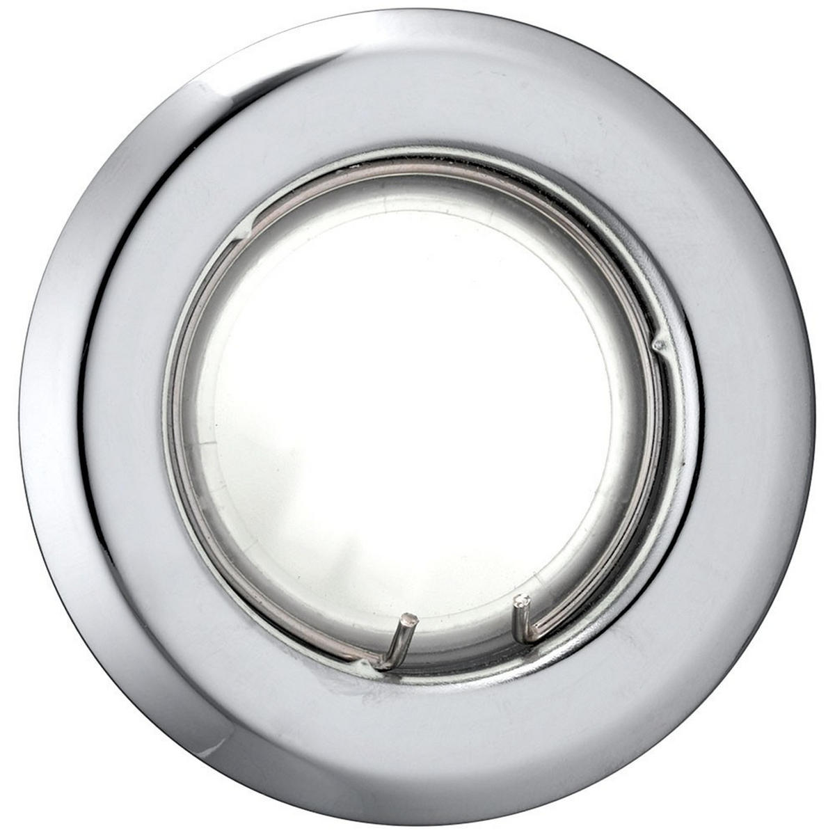 LED EINBAUSTRAHLER Chrom Silber - Silberfarben, Metall (8/8/13.5cm)