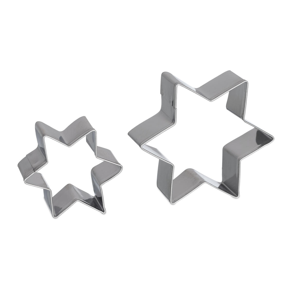 36XVYKRAJOVAČOV na pečivo - strieborná, kov (8/2/8cm) - Relaxdays