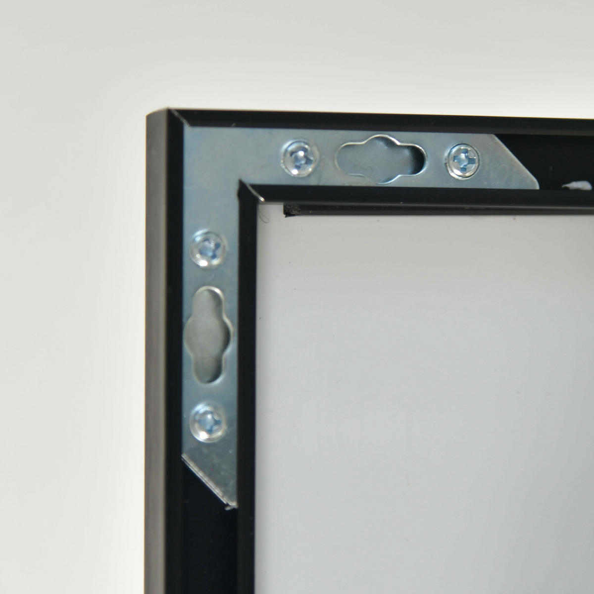 STANDSPIEGEL Ganzkörperspiegel, 1800 x 800 mm, freistehend,schwarz, Gewerbespiegel für Einkaufszentren - Schwarz, Glas/Metall (80/180/3cm) - WoodenAura
