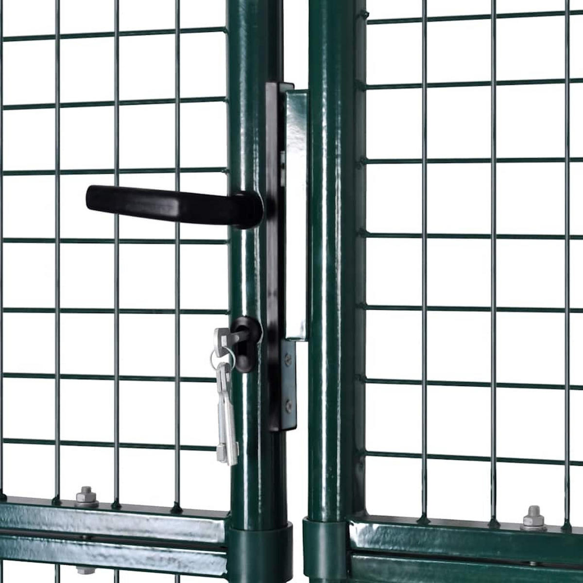 GARTENGITTER Für Tor Zaun Tür Und Wand 300/175 Cm - Grün, Metall (306/225cm) - vidaXL