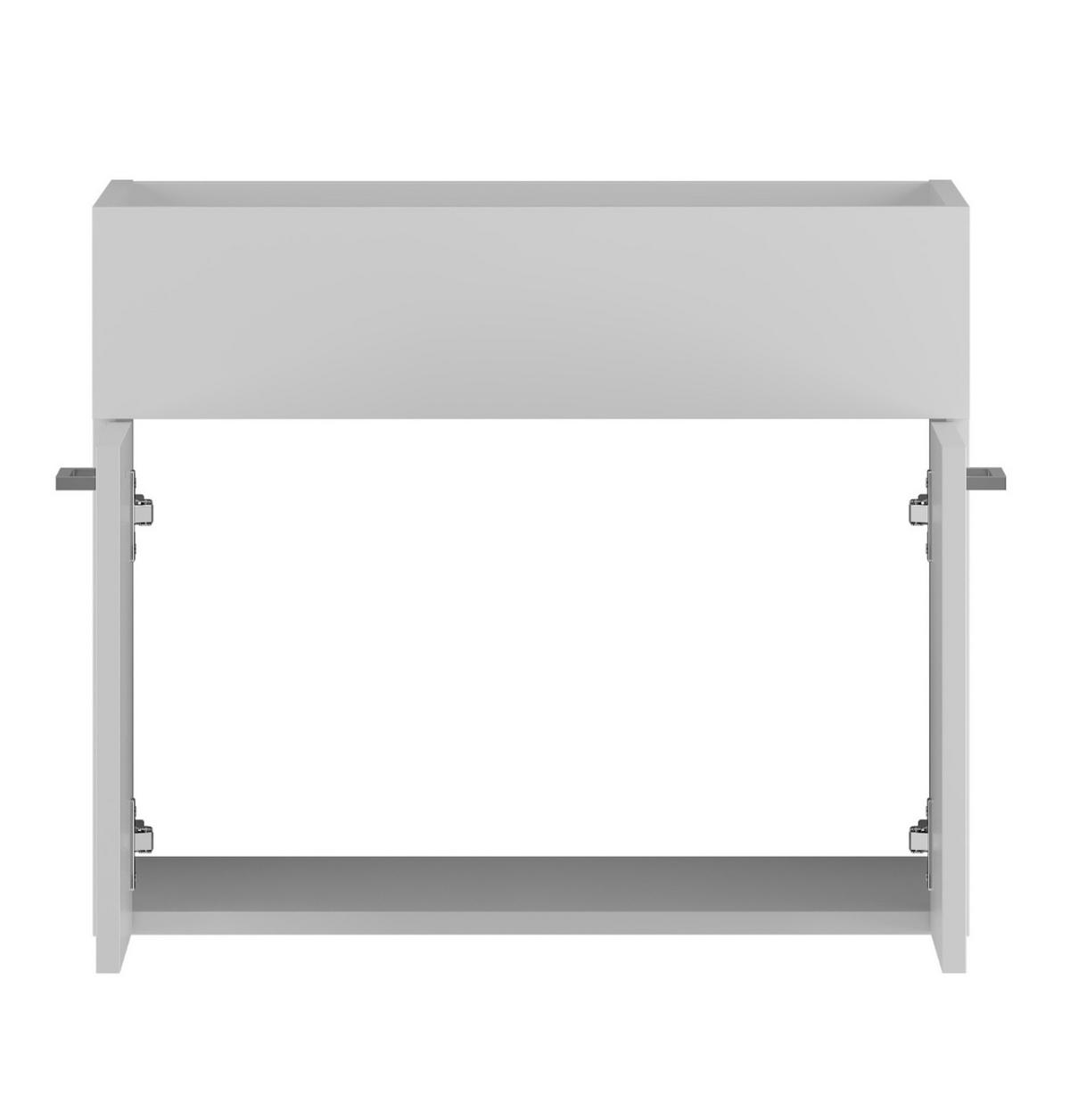 SKŘÍŇKA POD UMYVADLO Colorado 2 zásuvky bílá mat - 60 x 46 x 52 cm - bílá, dřevo (60/52/46cm) - Badplaats